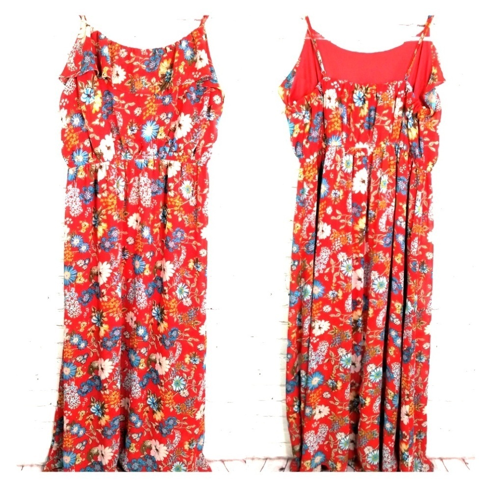 Plus size Forever 21 floral Maxi Dress size 3X